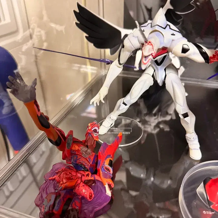 [BUNJANG] Kaiyodo Evangelion Mass Production Type Unit 02 Yamaguchi Revoltech Bundle Set / 에반게리온 카이요도 양산기 2호기 야마구치 리볼텍 양산기 일괄