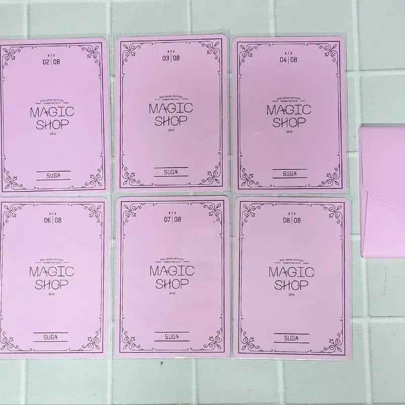 [BUNJANG] BTS Suga Magic Shop Mini Photocard Set / 방탄소년단 매직샵 미니 포카 슈가 세트 bts magic shop pc