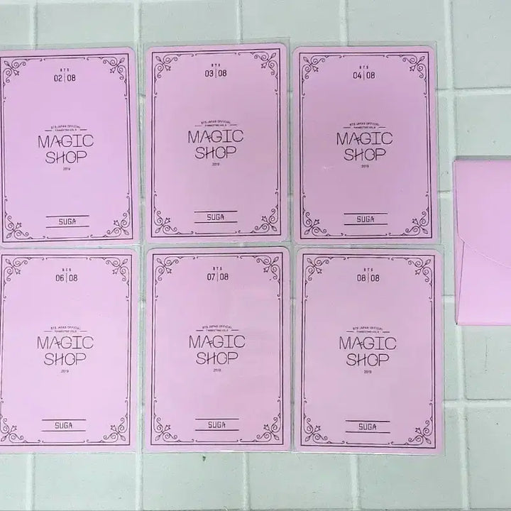 [BUNJANG] BTS Suga Magic Shop Mini Photocard Set / 방탄소년단 매직샵 미니 포카 슈가 세트 bts magic shop pc