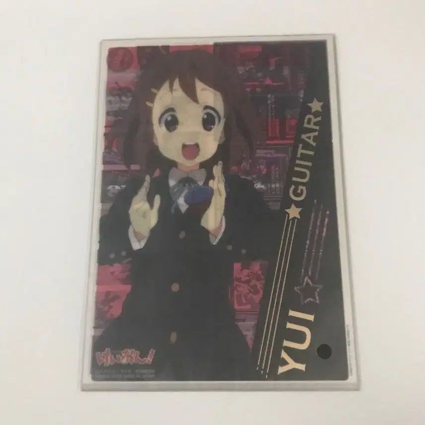 [BUNJANG] K-ON! Yui Clear Poster Card / 케이온 클리어 포스터 카드 카드다스 유이