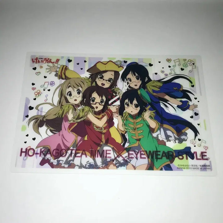 [BUNJANG] K-ON! Clear Poster Card Group Set / 케이온 클리어 포스터 카드 카드다스 단체