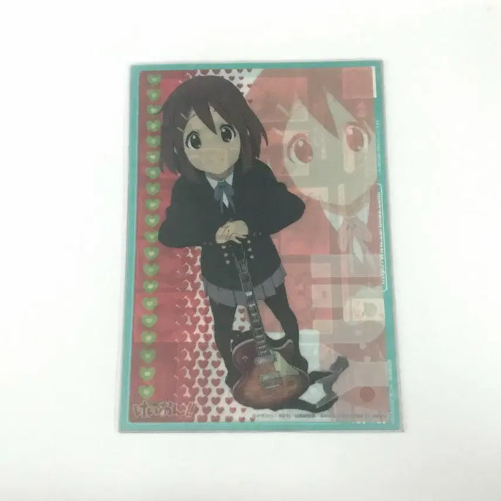 [BUNJANG] K-ON! Yui Hirasawa Clear Poster Card Carddas / 케이온 클리어 포스터 카드 카드다스 유이