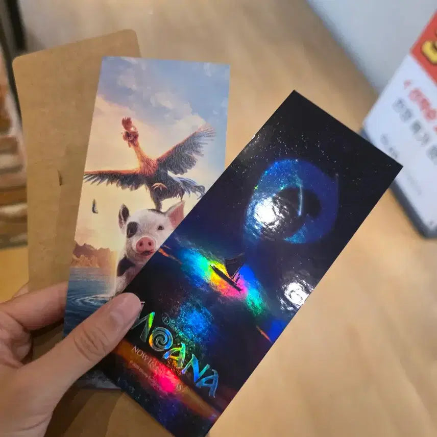 [BUNJANG] Moana Live-Action Ticket Special Set / 모아나 실사화 ttt 티켓 특전