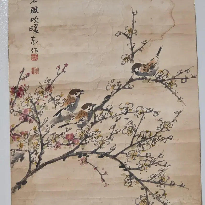 [BUNJANG] Korean Traditional Painting - Bird and Flower Painting / 동양화 화조도