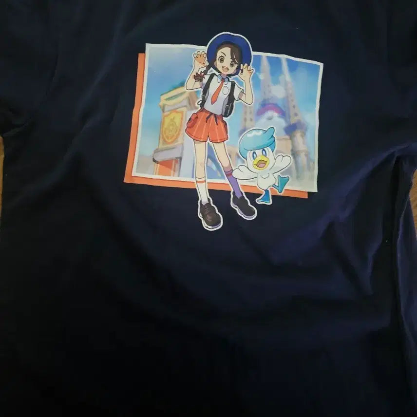 [BUNJANG] Pokemon Blue T-Shirt / 포켓몬 푸름 티셔츠