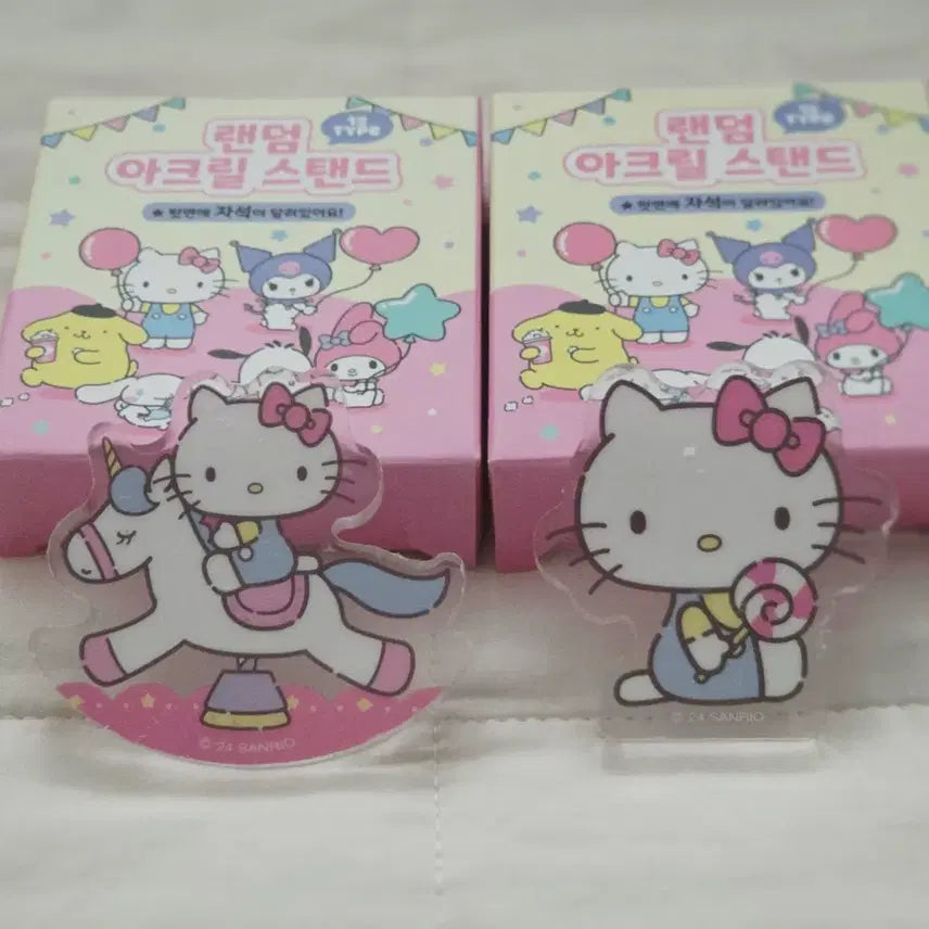 [BUNJANG] Sanrio Random Acrylic Stand Set / 산리오 랜덤 아크릴 스탠드 키티 세트