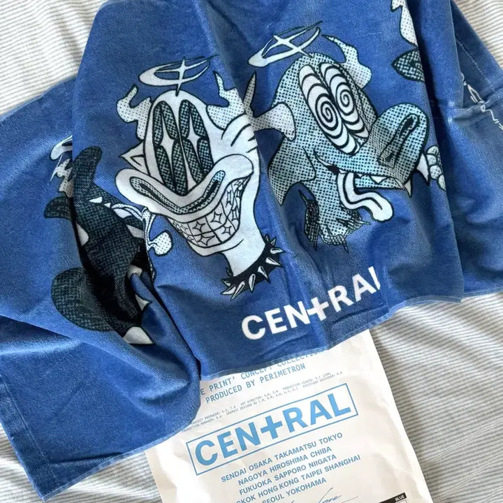 [BUNJANG] King Gnu Central Tour Towel Blue / 킹누 센트럴 투어 타월 블루