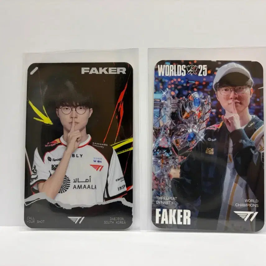 [BUNJANG] Faker 25th Anniversary &amp; MSI Photocard Bundle Set / 페이커 25월즈기념&amp;MSI 포토카드 일괄