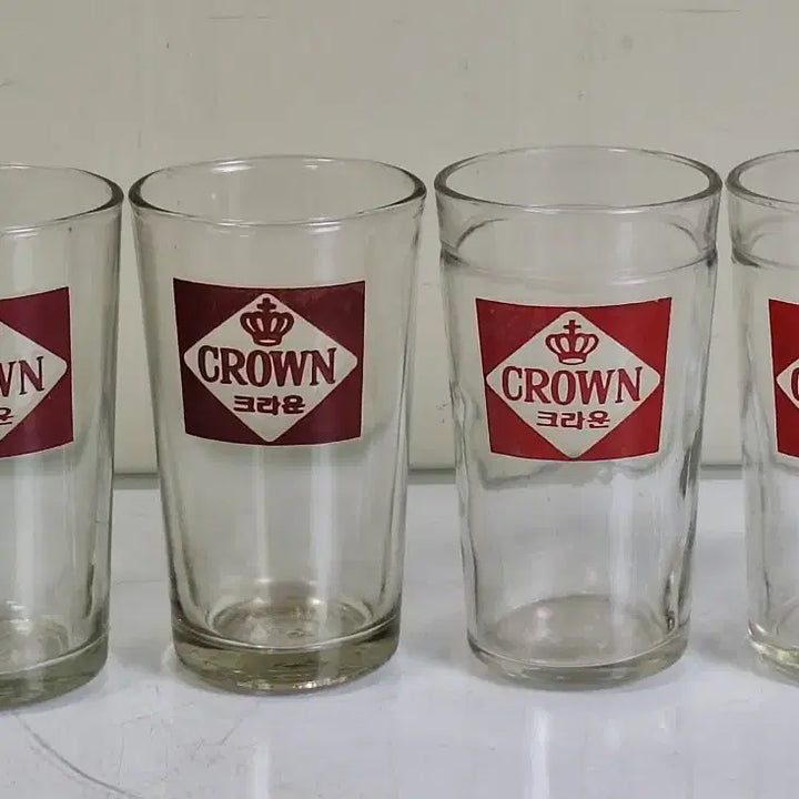 [BUNJANG] Vintage Beer Glass Set (24 pieces) / 근대사 수집 자료 옛날 민속품 고전잔 맥주잔 유리잔 24개
