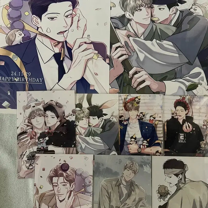 [BUNJANG] BL Gonggwasaneun Gugunhae Gongsa9 Mofun Coaster Photoprint Bundle Set / 1차 BL 공과 사는 구분해 공사구 모펀 굿즈 코스터 프박