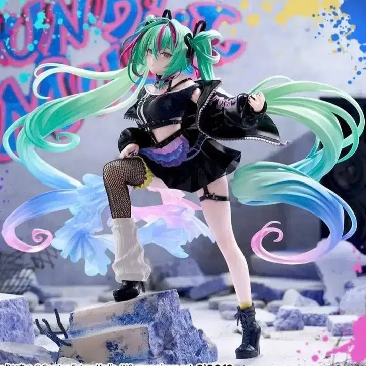 [BUNJANG] Sega Figure-rise Hatsune Miku Punk Figure (Sealed) / [미개봉]세가 피규어리즘 하츠네 미쿠 펑크 punk 피규어