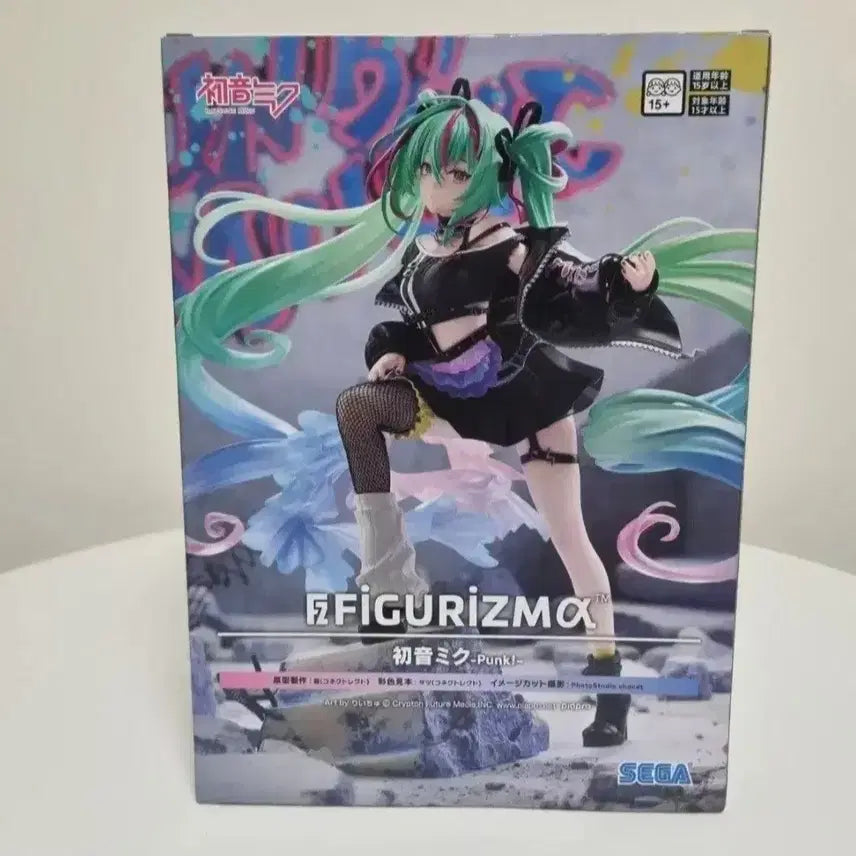 [BUNJANG] Sega Figure-rise Hatsune Miku Punk Figure (Sealed) / [미개봉]세가 피규어리즘 하츠네 미쿠 펑크 punk 피규어