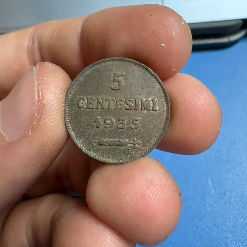 [BUNJANG] Republic of San Marino 5 Sati 1935 Coin / 미사용 산마리노 공화국 5사티시모 1935년