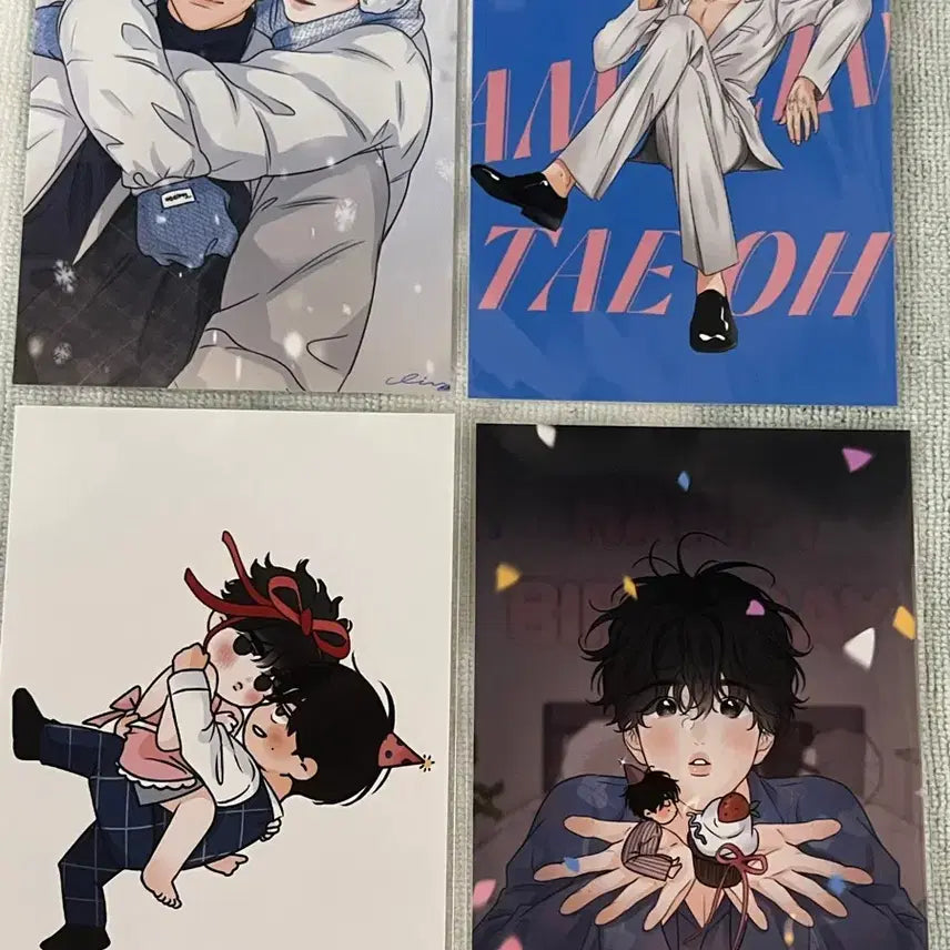 [BUNJANG] TooniQ BL Geuraedo Joahae Birthday Postcard Set / 1차 BL 그래도 좋아해 그조해 투니크 생일 엽서 프박