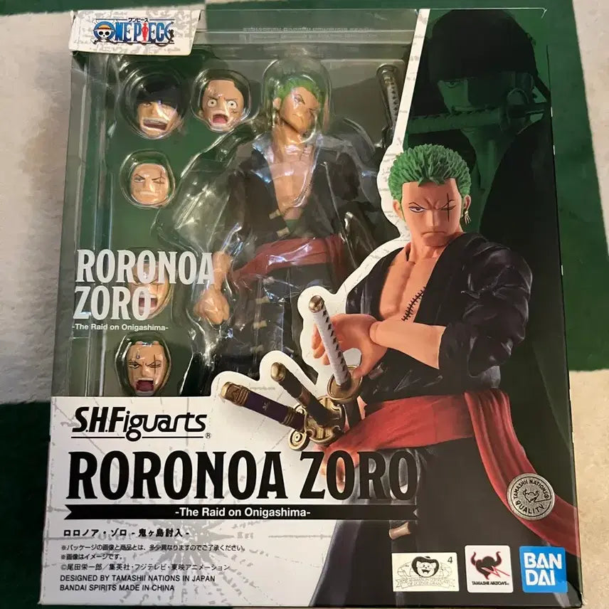 [BUNJANG] One Piece Roronoa Zoro Onigashima Raid Figure / 원피스 SHF 롤로노아 조로 오니가시마 습격 피규어