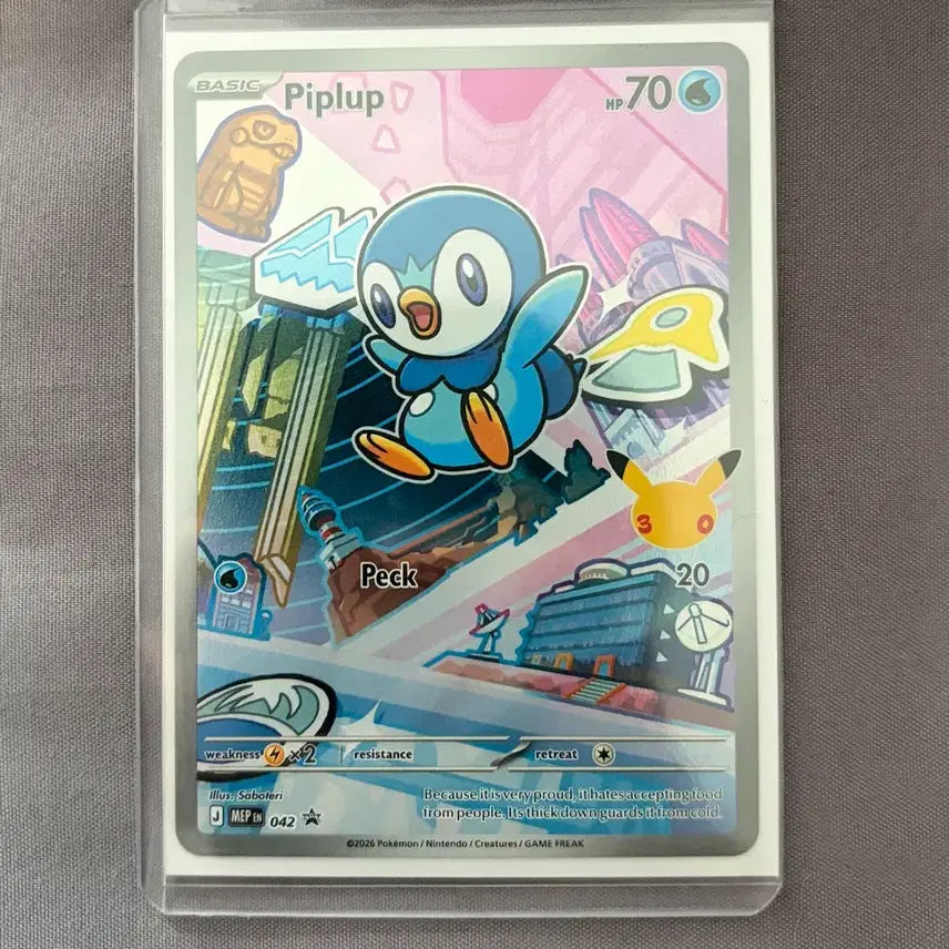 [BUNJANG] Pokemon 30th Anniversary Promo (North American Edition) / 포켓몬카드 팽도리 30주년 프로모 북미판