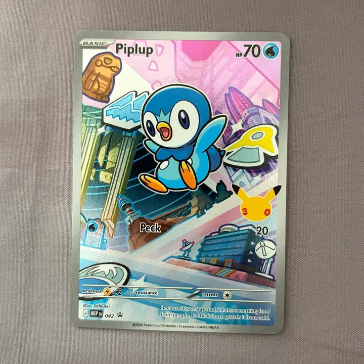 [BUNJANG] Pokemon 30th Anniversary Promo (North American Edition) / 포켓몬카드 팽도리 30주년 프로모 북미판