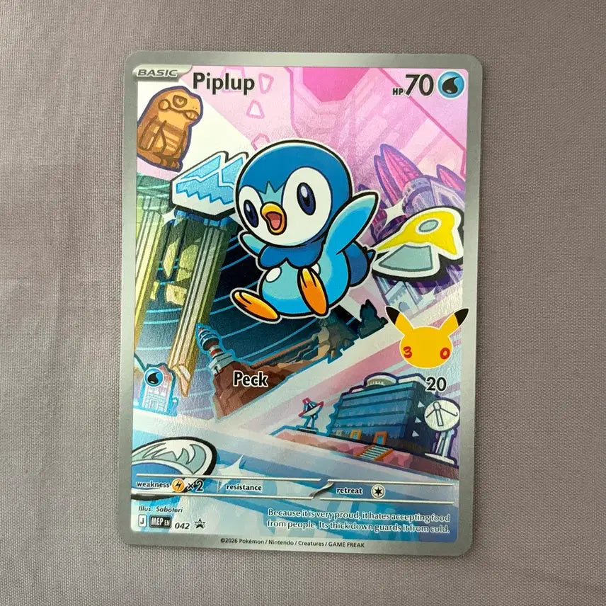 [BUNJANG] Pokemon 30th Anniversary Promo (North American Edition) / 포켓몬카드 팽도리 30주년 프로모 북미판