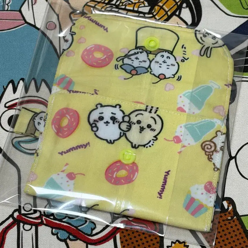 [BUNJANG] Cheekawa Handmade Snap Mini Card Wallet Coin Purse / [새상품] 먼작귀 치이카와 핸드메이드 똑딱이 미니 카드지갑 동전지갑