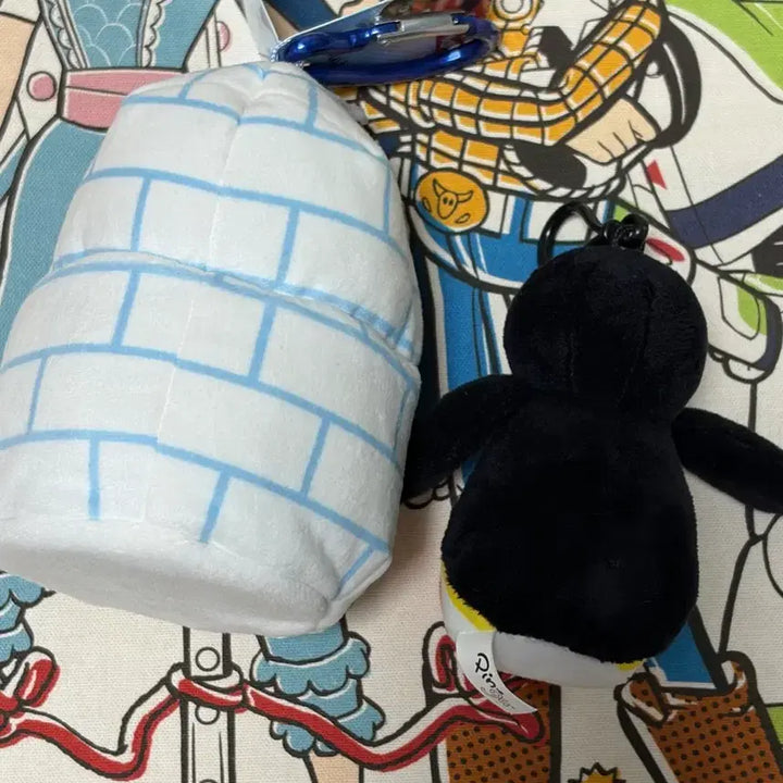 [BUNJANG] Pingu Igloo Plush Keychain / [새상품] 핑구 이글루 인형 키링