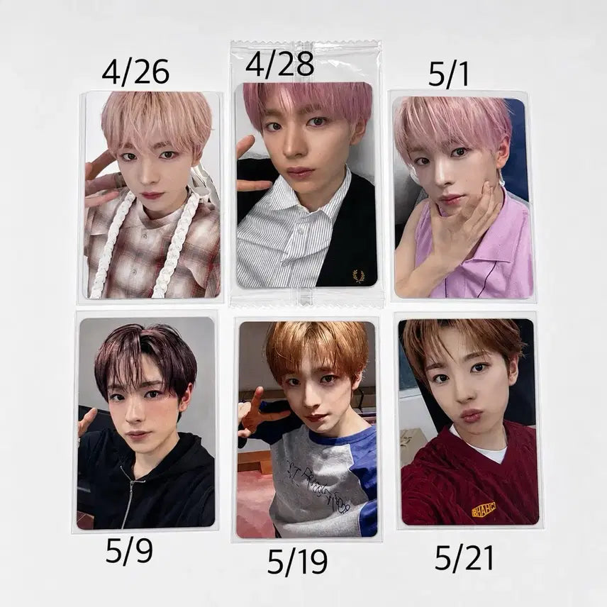 [BUNJANG] NCT WISH Yushi O2LUCKY Photocard Bundle Set / 엔시티위시 유우시 미공포 6장 일괄