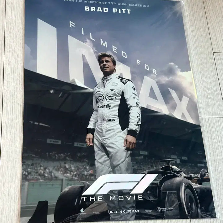 [BUNJANG] Brad Pitt F1 IMAX Movie Poster / [전용박스포장]영화 브래드피트 에프원 F1 아이맥스 포스터