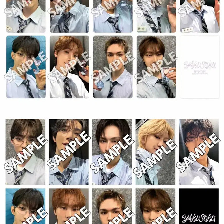 [BUNJANG] SEVENTEEN "YAKSOKU" Japan Lucky Draw The8 Split Set Photocard / 세븐틴 야쿠소쿠 일본 럭키드로우 럭드 디에잇 분철