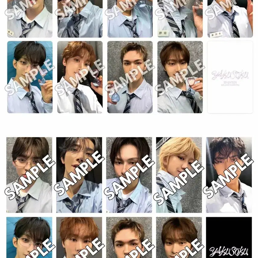 [BUNJANG] SEVENTEEN "YAKSOKU" Japan Lucky Draw The8 Split Set Photocard / 세븐틴 야쿠소쿠 일본 럭키드로우 럭드 디에잇 분철