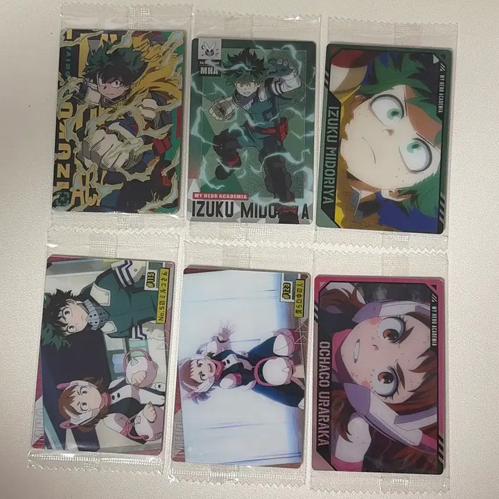 [BUNJANG] My Hero Academia Weiss Schwarz Rare Card Set (Midoriya, Uraraka) / 나의 히어로 아카데미아 히로아카 웨하스 레어 카드 미도리아, 우라라