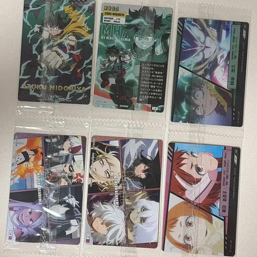 [BUNJANG] My Hero Academia Weiss Schwarz Rare Card Set (Midoriya, Uraraka) / 나의 히어로 아카데미아 히로아카 웨하스 레어 카드 미도리아, 우라라