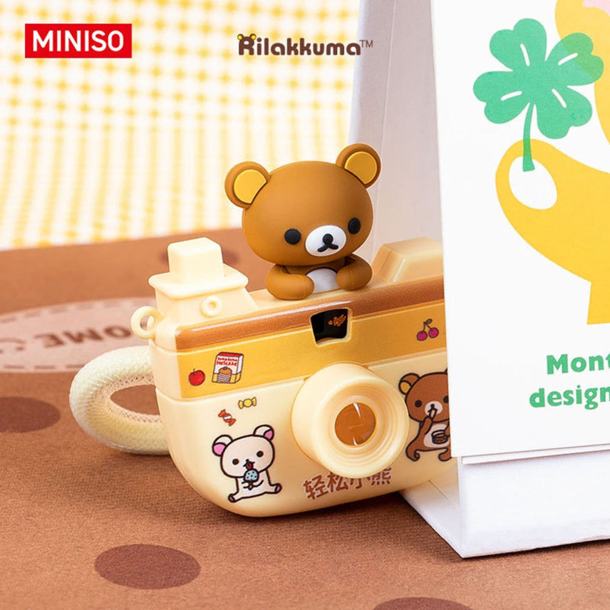 [BUNJANG] Rilakkuma Beam Camera Keychain Yellow / 리락쿠마 빔 카메라 키링 옐로우