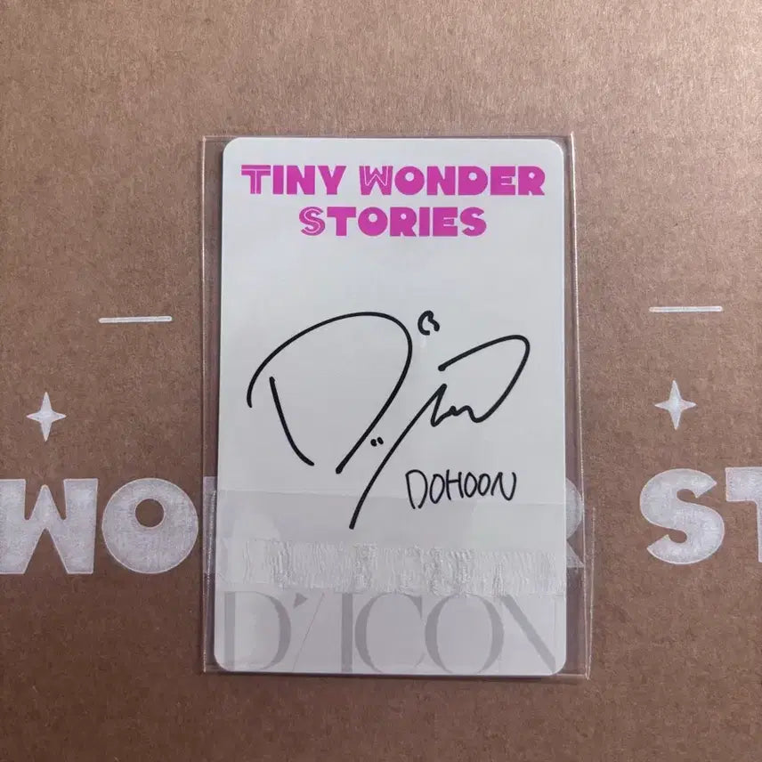 [BUNJANG] TWS Dohun B Version POB Photocard / 디아이콘 투어스 tws 도훈 b버전 특전 카드