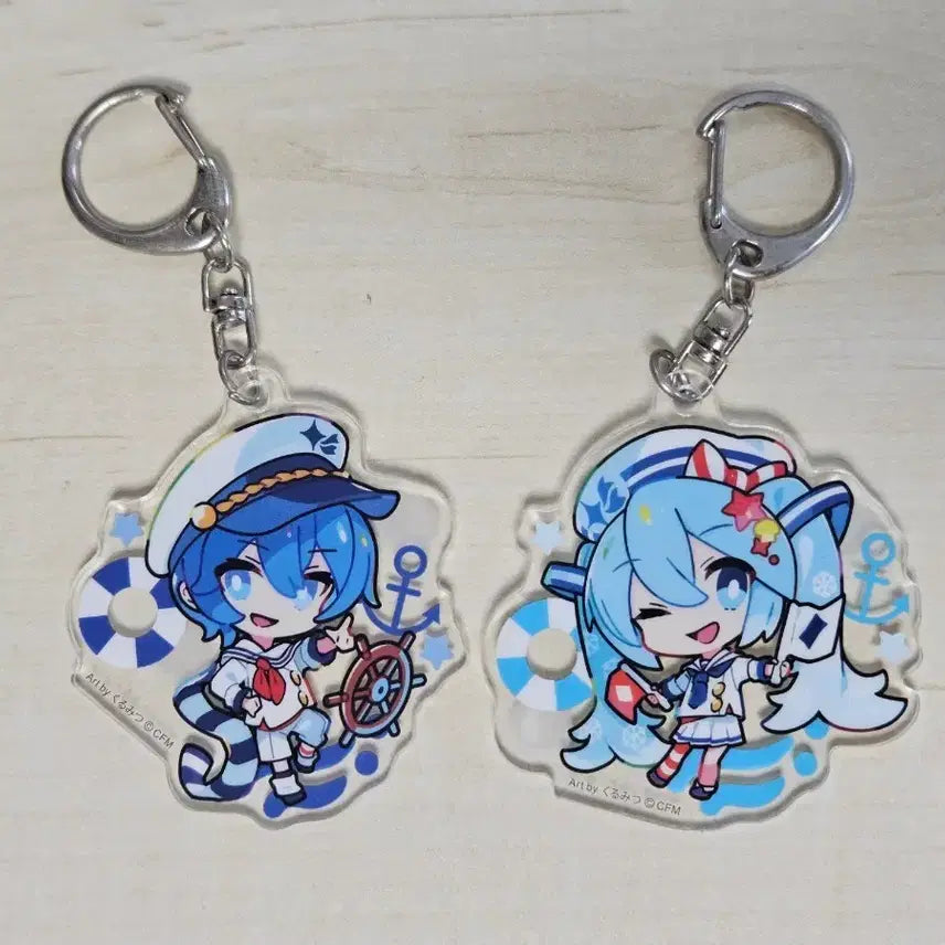[BUNJANG] Vocaloid KAITO Hatsune Miku Keychain Bundle Set / 보컬로이드 카이토 하츠네 미쿠 키링 일괄 KAITO 하츠네미쿠