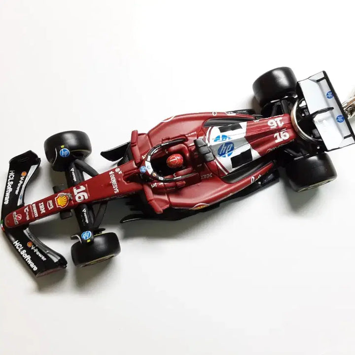 [BUNJANG] BBR SF-25 1/43 Charles Leclerc Keychain / 부라고 sf-25 no.16 샤를 르끌레르 키링