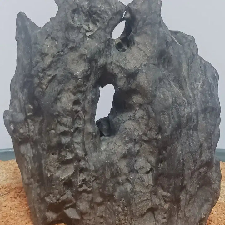[BUNJANG] South Han River Choco Natural Pierced Stone / 수석(관통석)