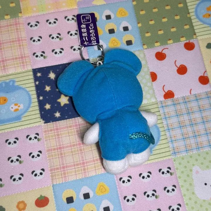 [BUNJANG] Vintage Sanrio Hello Kitty Zodiac Mouse Keychain / 고전 키티 십이지신 쥐 인형 키링