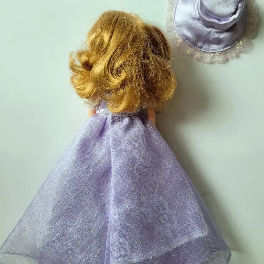 [BUNJANG] Takara Tomy Vintage Licca-chan Doll - Lavender Dress / 타카라토미 연보라 드레스 빈티지 리카인형