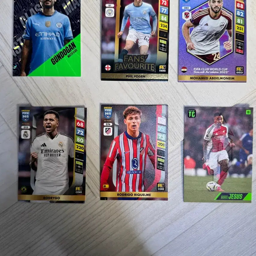 [BUNJANG] Soccer Trading Card Bundle Set (13 Cards) / 축구카드 일괄 판매