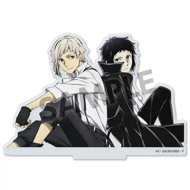 [BUNJANG] Bungo Stray Dogs Akutagawa &amp; Nakajima Atsushi Acrylic Stand / 문스독 문호스트레이독스 아쿠타가와 나카지마 아츠시 신쌍흑 아크릴 굿즈