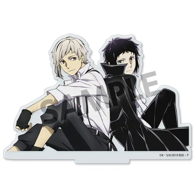 [BUNJANG] Bungo Stray Dogs Akutagawa &amp; Nakajima Atsushi Acrylic Stand / 문스독 문호스트레이독스 아쿠타가와 나카지마 아츠시 신쌍흑 아크릴 굿즈