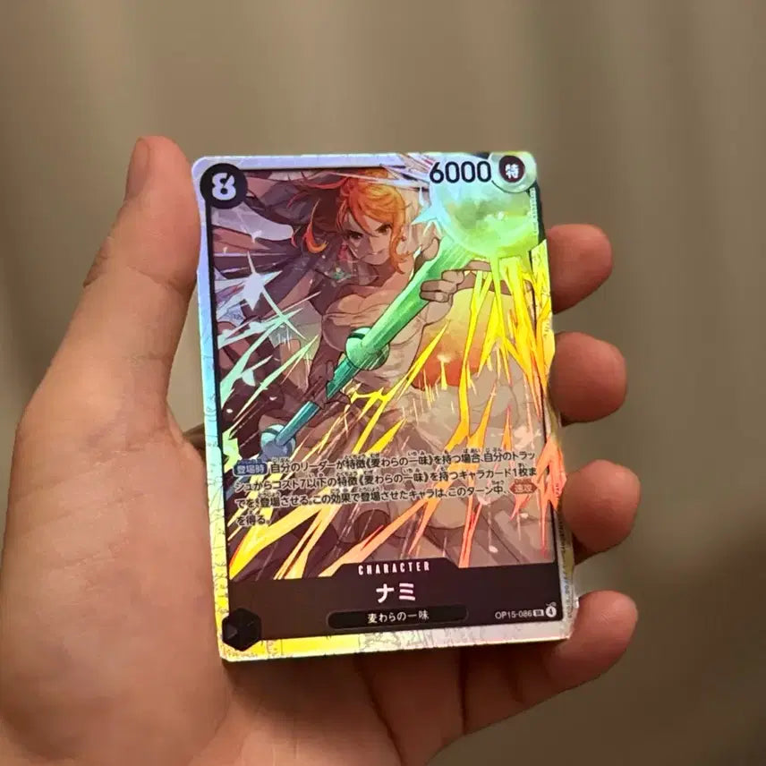 [BUNJANG] One Piece Nami Wedding Super Rare Card / 웨딩나미 SR 슈퍼레어 원피스카드 일판