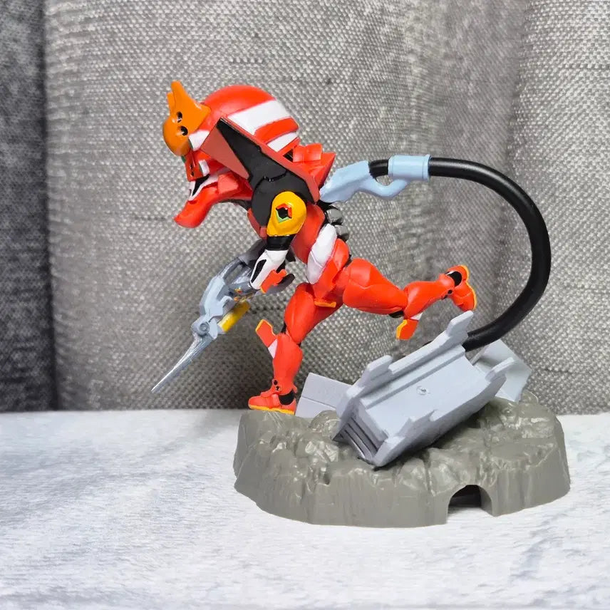 [BUNJANG] Re-Ment Evangelion Desktop Unit - Eva Unit-02 (Opened Display Item) / 에반게리온 리멘트 데스크탑 에바 2호기 개봉전시품