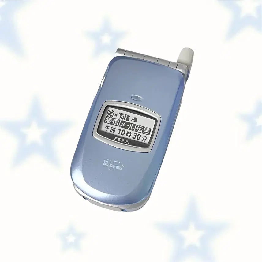 [BUNJANG] Docomo Blue Sola Mockup Phone Japanese Folder Phone Y2K / 고전 도코모 목업폰 모형폰 폴더폰 일본 핸드폰 휴대폰 y2k docomo