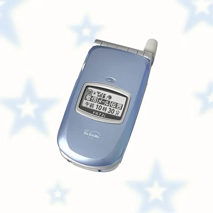 [BUNJANG] Docomo Blue Sola Mockup Phone Japanese Folder Phone Y2K / 고전 도코모 목업폰 모형폰 폴더폰 일본 핸드폰 휴대폰 y2k docomo