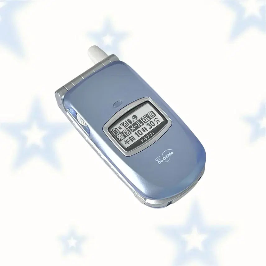 [BUNJANG] Docomo Blue Sola Mockup Phone Japanese Folder Phone Y2K / 고전 도코모 목업폰 모형폰 폴더폰 일본 핸드폰 휴대폰 y2k docomo