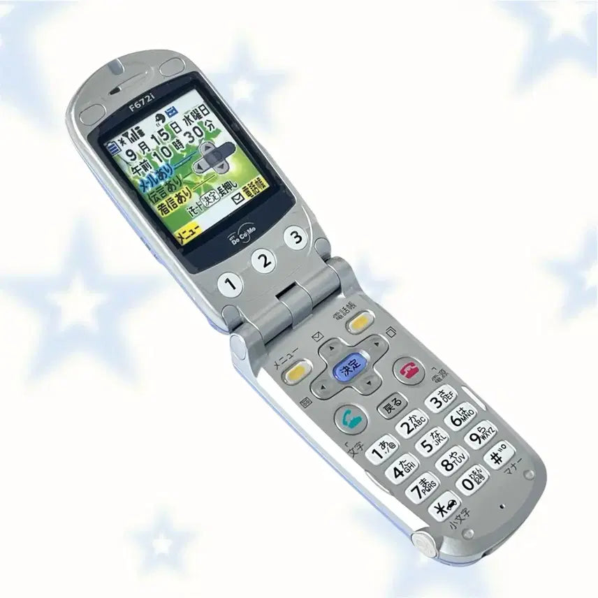 [BUNJANG] Docomo Blue Sola Mockup Phone Japanese Folder Phone Y2K / 고전 도코모 목업폰 모형폰 폴더폰 일본 핸드폰 휴대폰 y2k docomo