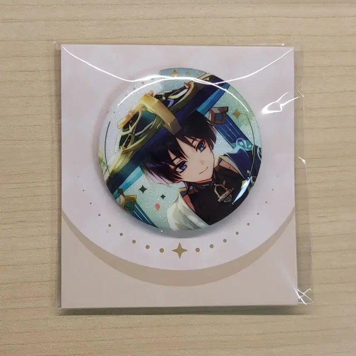 [BUNJANG] Genshin Impact Wanderer Collaboration Bundle Set with Can Badge / 메가커피 원신 방랑자 콜라보 일괄+캔뱃지