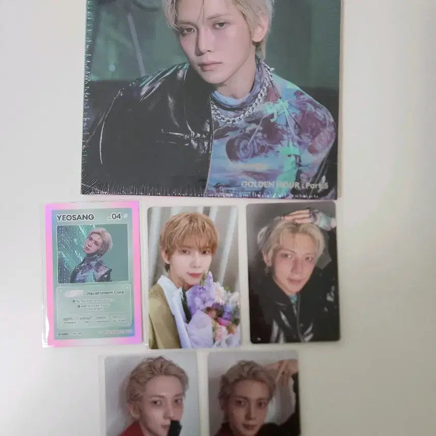 [BUNJANG] ATEEZ Yeosang Digipack Bundle Set Photocard Album Photocard Qoo10 POB Photocard / 에이티즈 여상 디지팩+포카5종