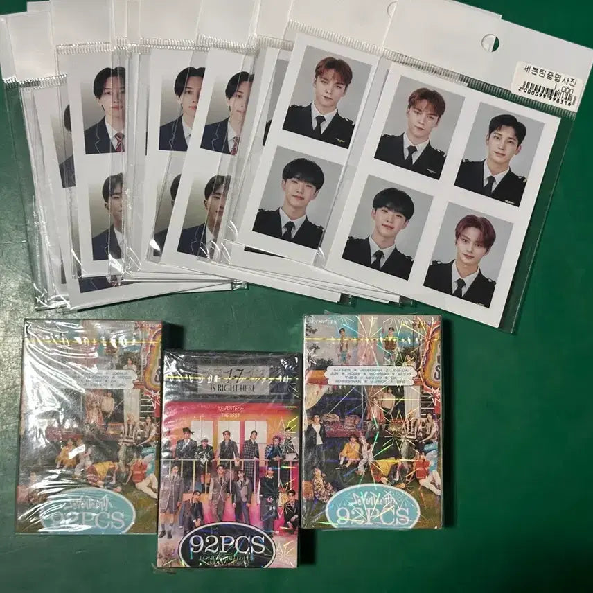 [BUNJANG] Seventeen 92-Piece ID Photo &amp; Album Photocard Set / 세븐틴 증명사진 92장 앨범 포토카드