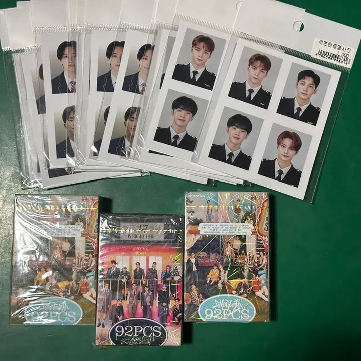 [BUNJANG] Seventeen 92-Piece ID Photo &amp; Album Photocard Set / 세븐틴 증명사진 92장 앨범 포토카드
